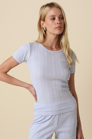 The New West Pointelle Tee Shirt