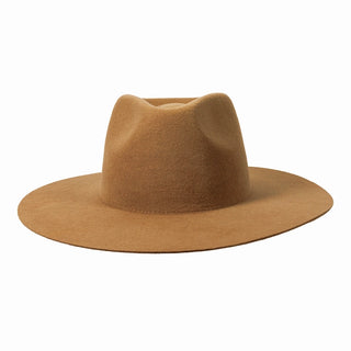 Wool Felt Flat Brim Fedora Hat