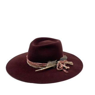 Lovely Bird Montana Burgundy Hat
