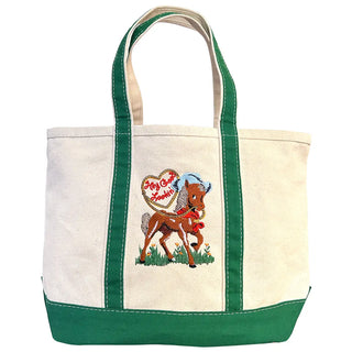Hey Good Lookin Big Canvas Tote