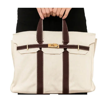 Canvas Tote With Trim