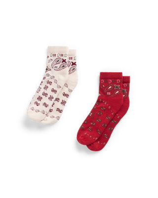 Bandana Socks Two Pack