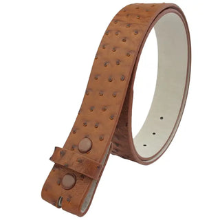 Ostrich Print Belt Strap