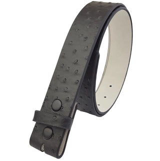 Ostrich Print Belt Strap