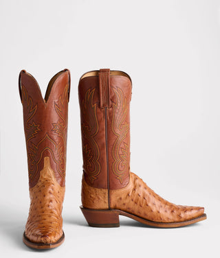 Dolly Ostrich Boot
