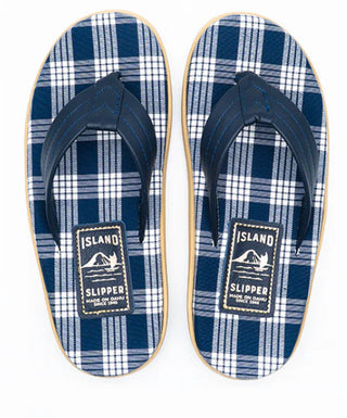 Classic Fabric Insole Leather Thong