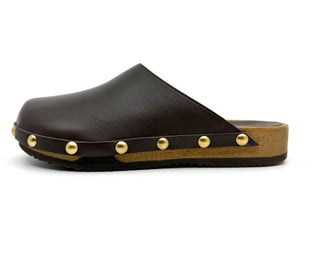 Ella Leather Stud Clog