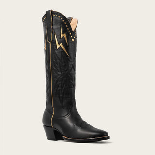 Lightning Boot Black & Gold