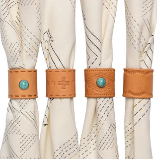 Jenni Earle Leather Bandana Slide