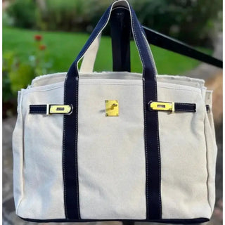 Canvas Tote With Trim
