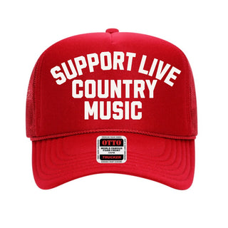 Support Live Country Music Trucker Hat