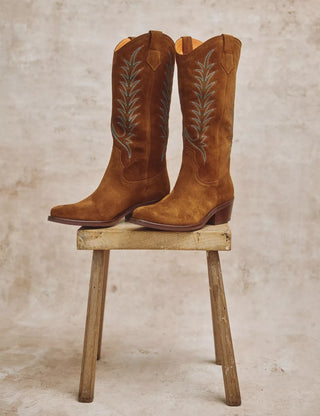 Goldie Embroidered Cowboy Boot