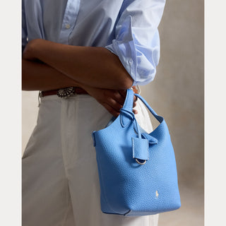 Shiny Drum Pebble Crossbody Small Bag