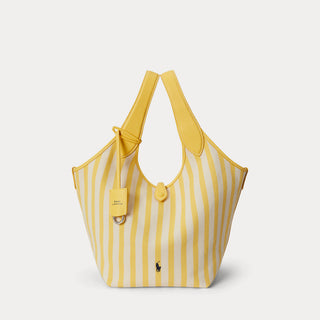 Stripe Polo Canvas Tote Medium